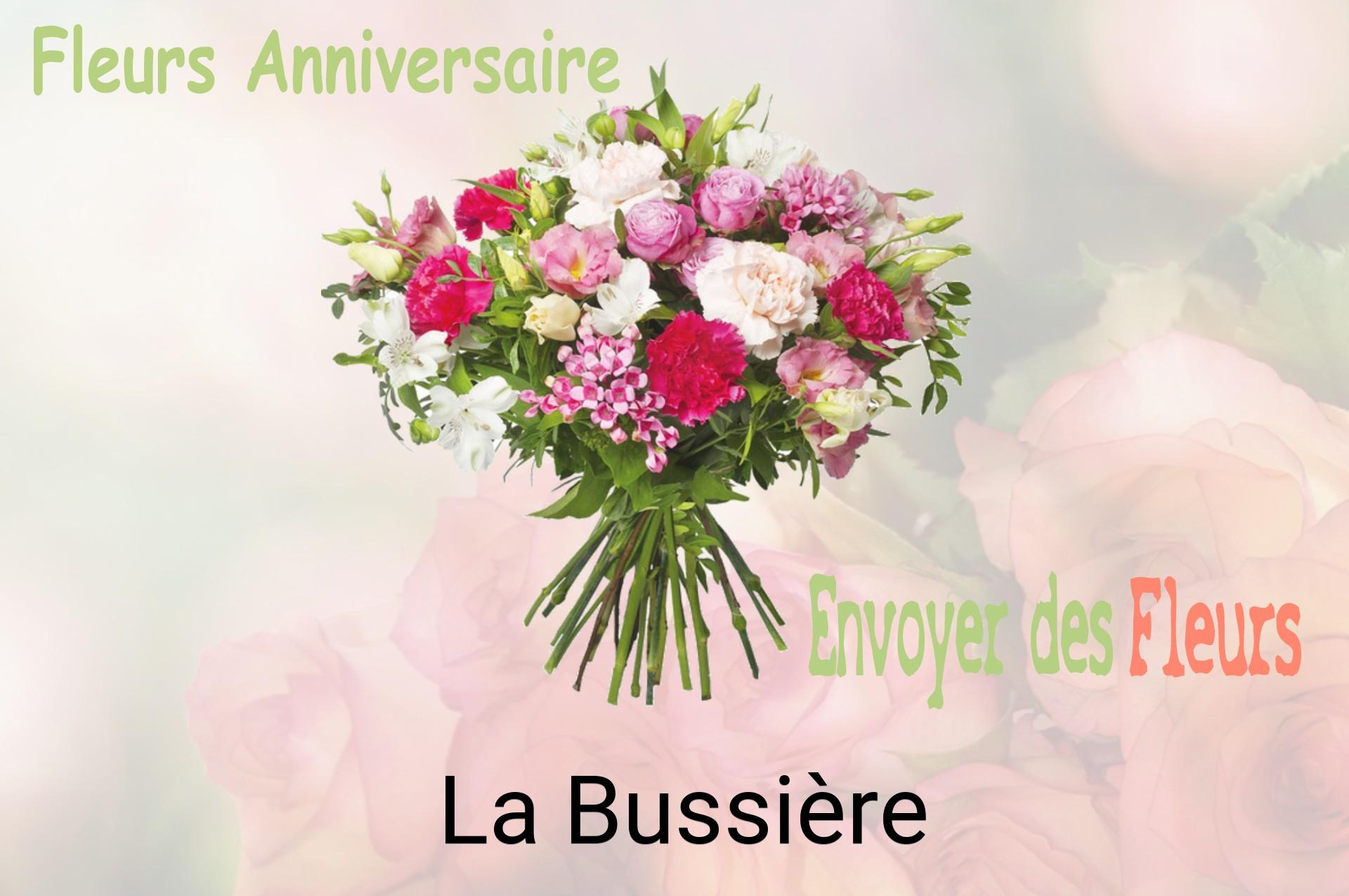Bouquet de fleurs d’anniversaire livré à La Bussière