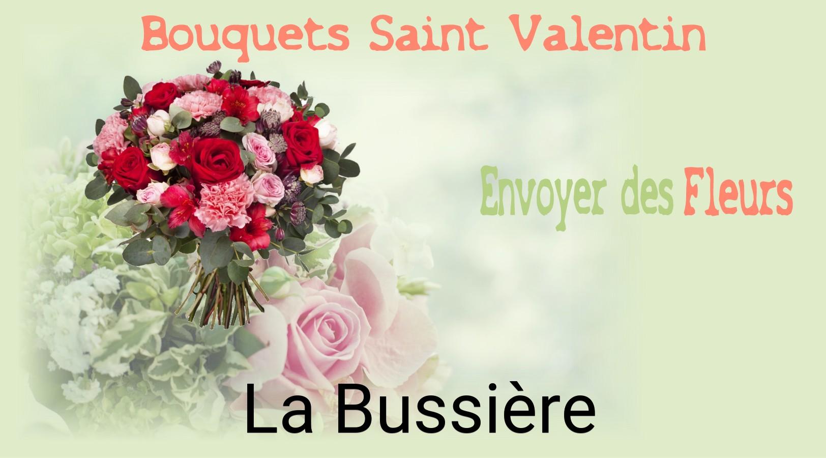 Roses de Saint-Valentin livrées à La Bussière